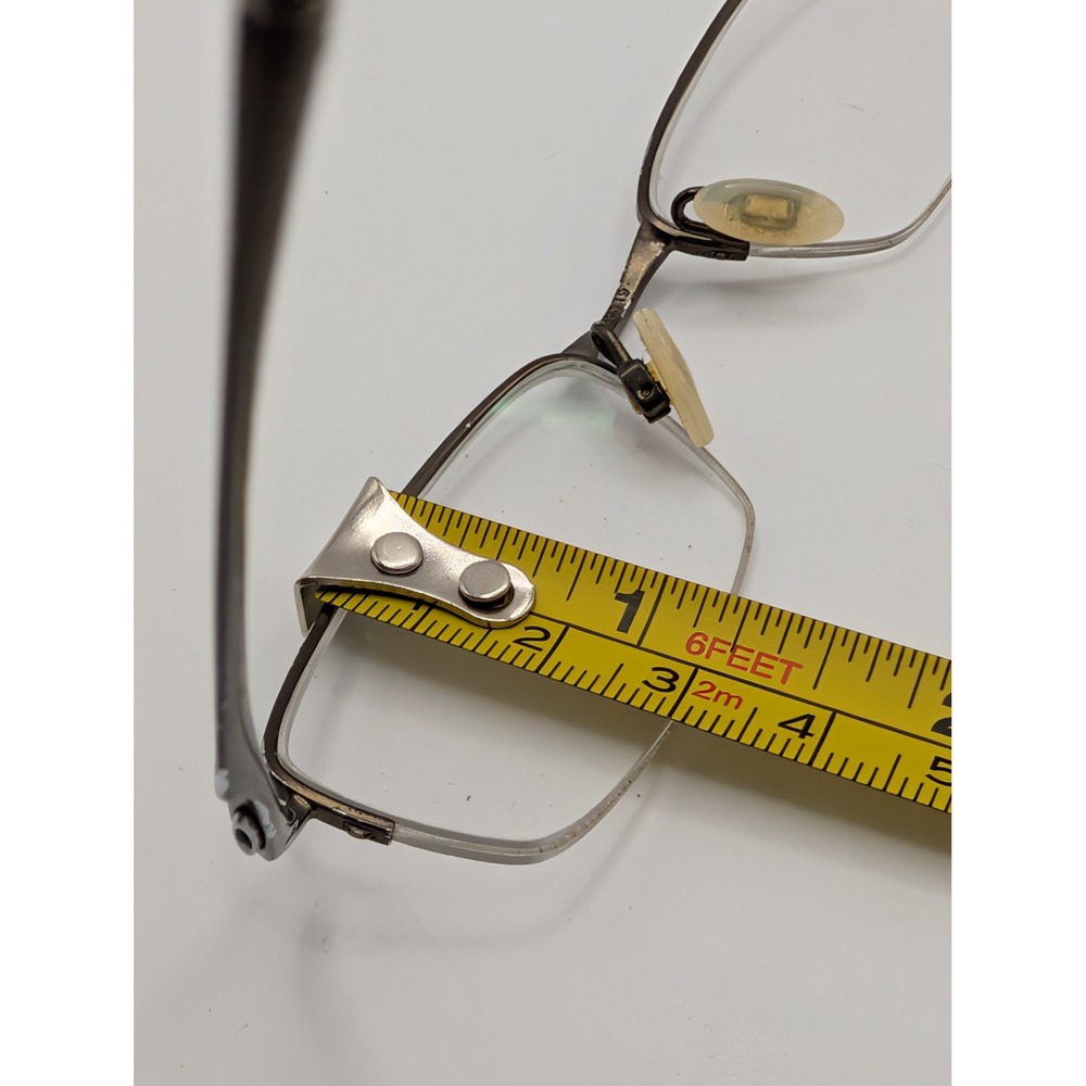 Oakley Jackknife 4.0 Semi Rimless Eyeglass Frames Metal Rectangular Pewter - Picture 15 of 16